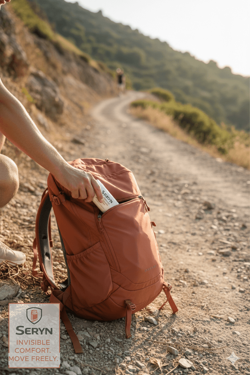 SERYN stick pürüzsüz doku — yakın plan